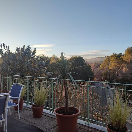 La Terrasse De L'Imbut - Climatisation & Piscine Leilighet Gréoux-les-Bains Eksteriør bilde